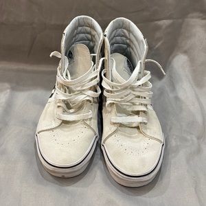 Checkerboard Flame High-tops